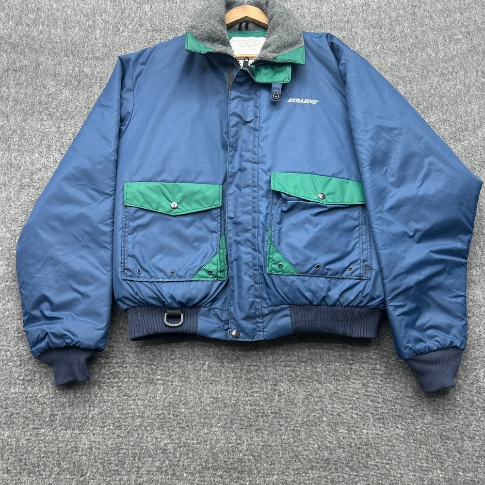 Stearns Type III PFD Flotation Jacket Coat Float Aid Blue Size Adult XX-Large
